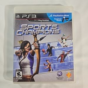 Sony PS3 Sports Champions Video Game — Blue, White, Black